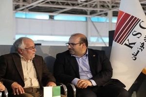 بازدید معاون اقتصادی و سازندگی سپاه پاسداران انقلاب اسلامی از غرفه فولاد خوزستان در نمایشگاه ایران اکسپو ۲۰۲۵