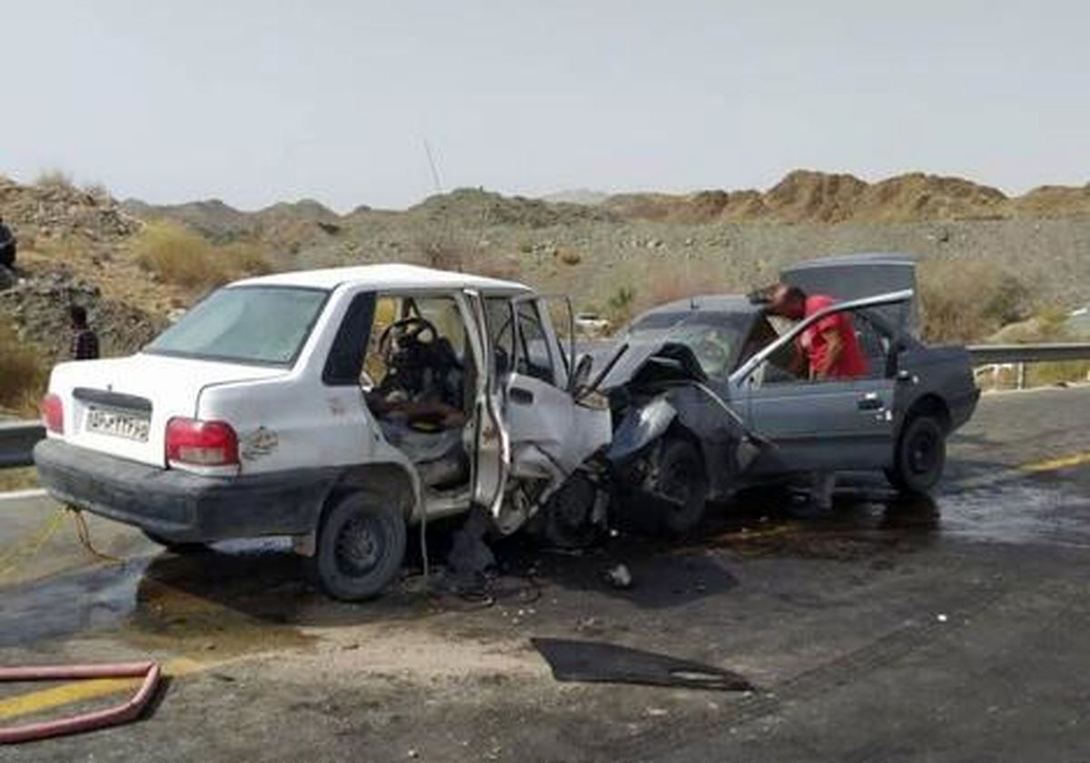 5 کشته در تصادف پراید و پژو پارس