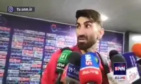 بیرانوند: حالا ساپینتو برود رئال مادرید را شکست دهد!