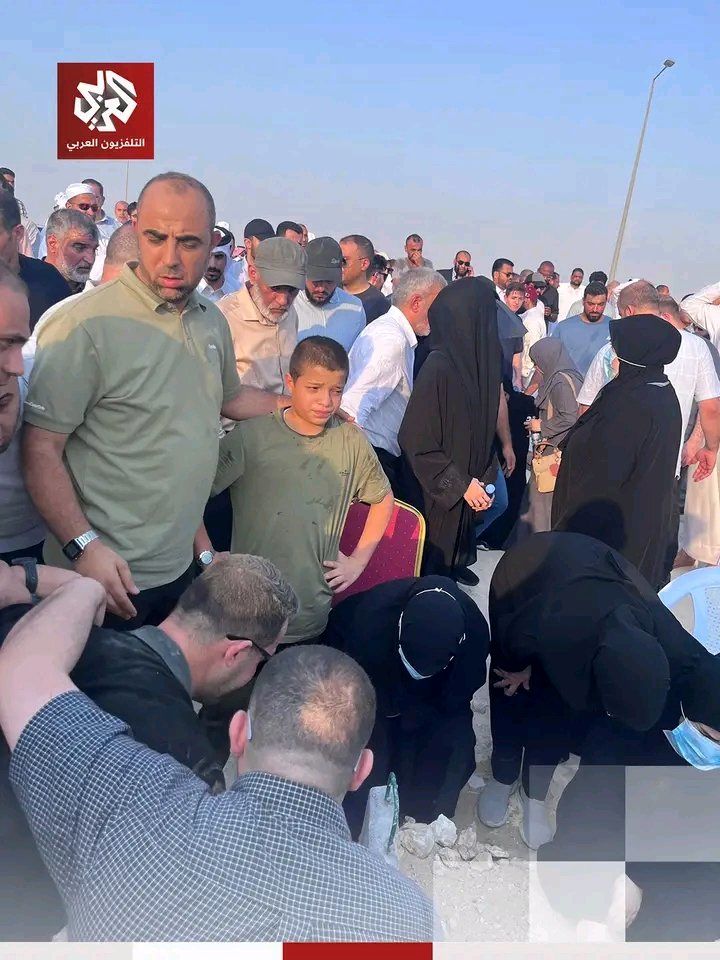 اولین حضور سه رهبر حماس مقابل دوربین‌ها پس از حمله تروریستی اسرائیل (3)