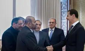 دیدار رستم قاسمی با بشار اسد در دمشق