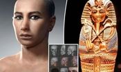  بازسازی چهره «توت عنخ آمون» فرعون مصر پس از ۳ هزار و ۳۰۰ سال!