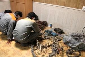 سارقان کابل‌ های برق در بجنورد دستگیر شدند