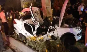 علت جان باختن راننده پژو ۲۰۶ براثر برخورد با تیر چراغ برق/ کیسه هوا باز هم باز نشد!