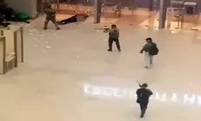 شلیک از فاصله نزدیک در سالن کنسرت مسکو/ ویدئو