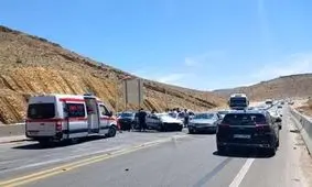 تصادف سنگین و خطرناک در اتوبان کرج/ ویدئو