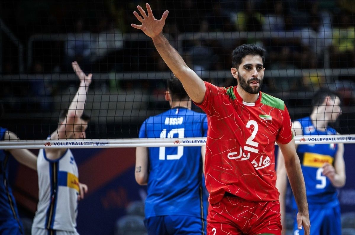 شکست سنگین تیم ملی والیبال ایران برابر ایتالیا

