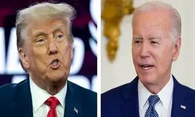 پخش تصاویر گاف‌های بایدن توسط ترامپ/ ویدئو