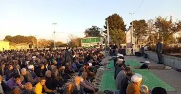 نماز باران در قزوین اقامه شد

