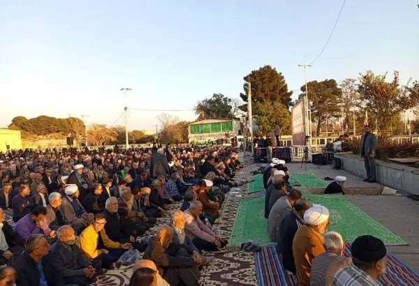 نماز باران در قزوین اقامه شد

