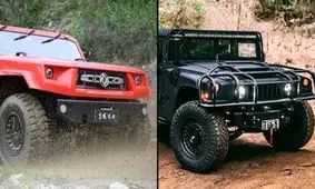 رقابت هامر آمریکایی با کپی چینی/ برنده کدام است؟