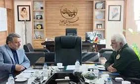  جلسه مشترک شهرداری اهواز و مرکز حفظ آثار و نشر ارزش های دفاع مقدس برگزار شد