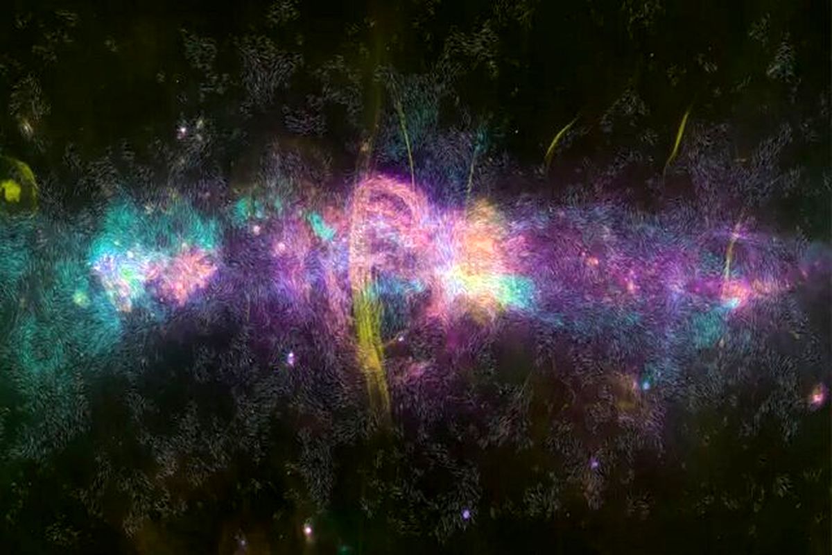 نقشه‌ای هرگز دیده نشده از موتور مرکزی کهکشان راه شیری