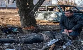 تصاویری از خسارات حمله هوایی روسیه به اوکراین