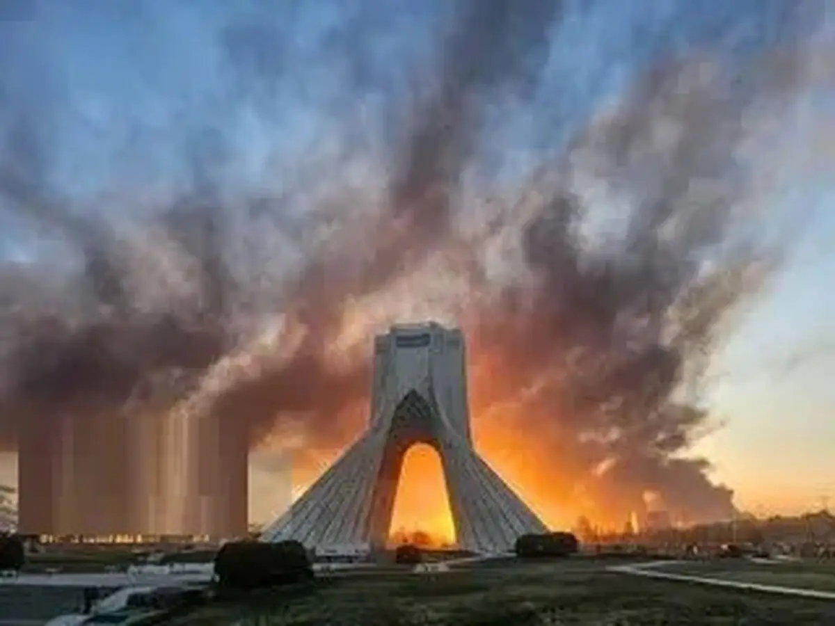 فضای عجیب محله فکوری تهران بعد از حمله هوایی/ عکس