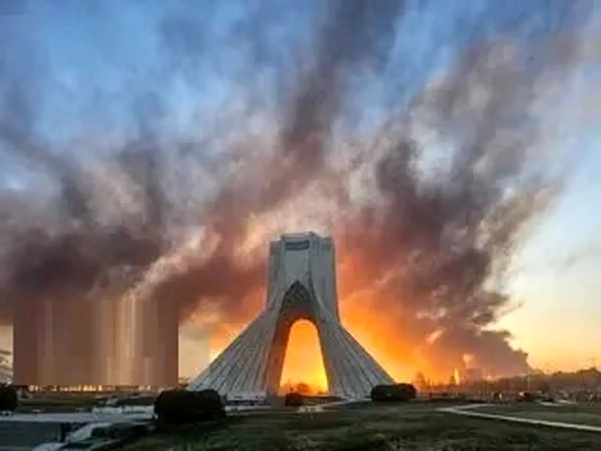 فضای عجیب محله فکوری تهران بعد از حمله هوایی/ عکس