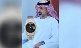 ساعت ۱۲۰ هزار دلاری و بسیار کمیاب در دست شاهزاده اماراتی/ تصاویر
