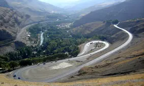 جاده چالوس از مسیر جنوب به شمال مسدود شد