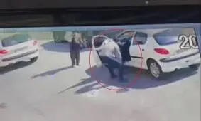 ضرب و شتم یک «خانم راننده» توسط یک آقا در کرج / ویدئو