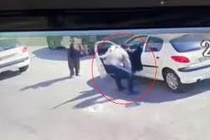 ضرب و شتم یک «خانم راننده» توسط یک آقا در کرج / ویدئو