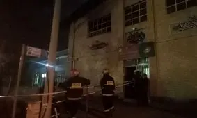 مهار حریق سالن ورزشی در سمنان