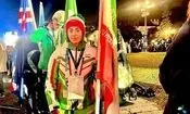 پرچمداری صدف ساوه شمشکی در اختتامیه المپیک زمستانی ۲۰۲۶