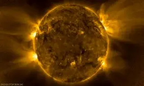 یک ایزوتوپ کمیاب از خورشید فوران کرد

