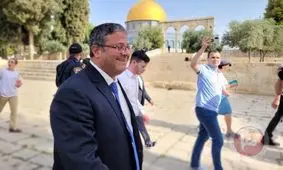 تعرض وزیر تندرو کابینه رژیم اسراییل به مسجدالاقصی/ جرقه انتفاضه سوم زده شد؟

