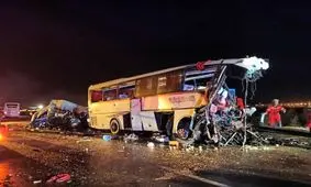 تصادف مرگبار در آزادراه کاشان - قم/ اسامی مصدومان و کشته شدگان حادثه