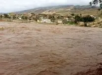ورود سیلاب به منازل تعدادی از شهروندان شهرستان آبدانان
