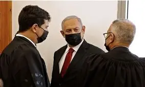 حضور نتانیاهو در دادگاه پرونده فساد