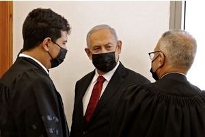 حضور نتانیاهو در دادگاه پرونده فساد