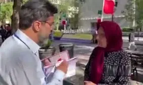 روایتی از تعداد شرکت‌کنندگان تجمع ضدانقلاب در نیویورک/ ویدئو