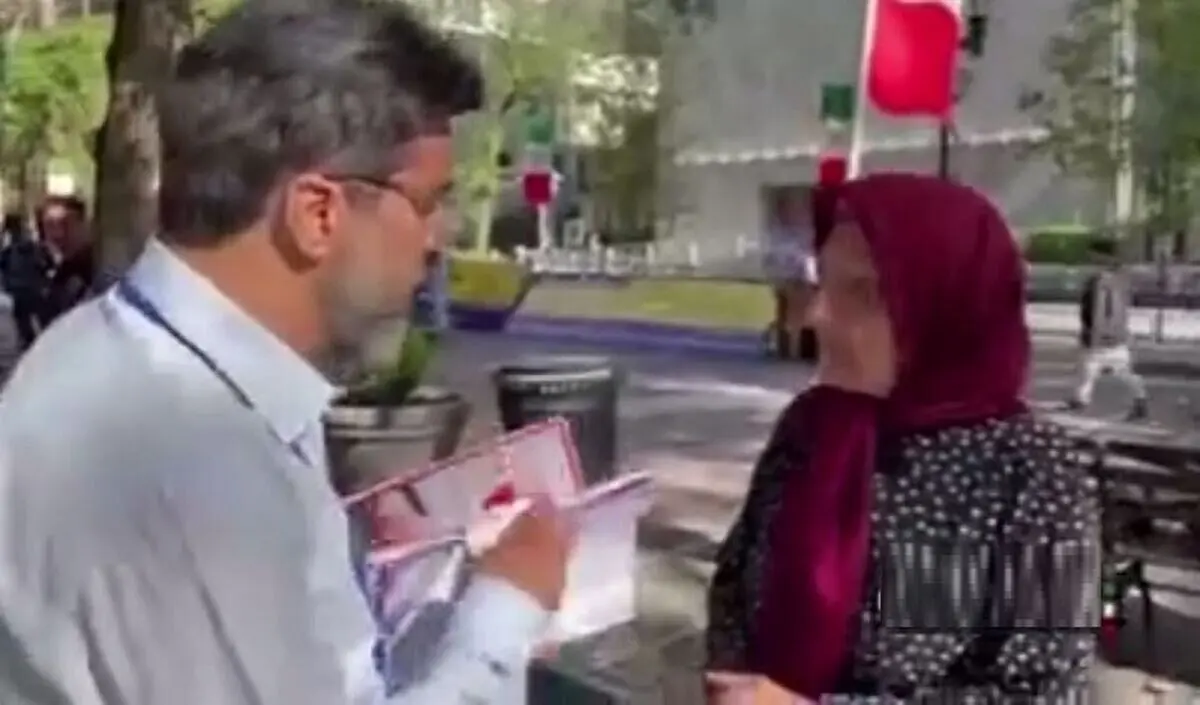 روایتی از تعداد شرکت‌کنندگان تجمع ضدانقلاب در نیویورک/ ویدئو