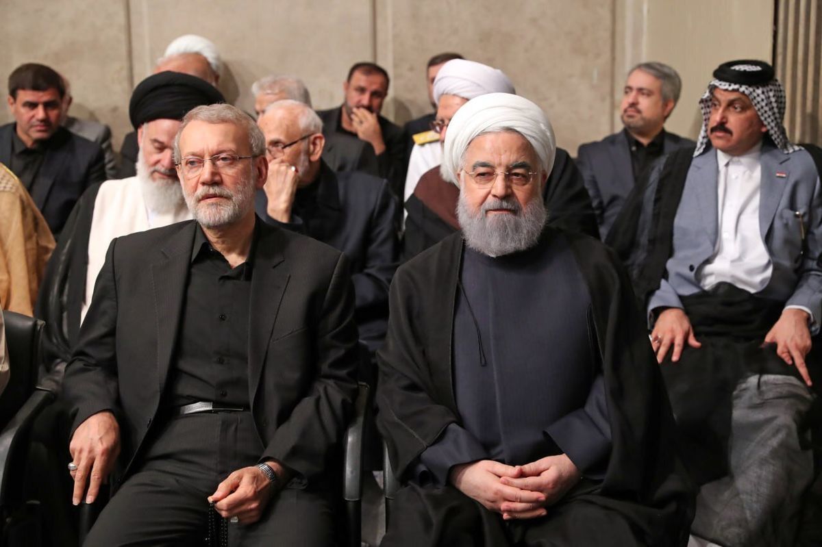 شعار علیه روحانی در مراسم بزرگداشت رئیسی!
