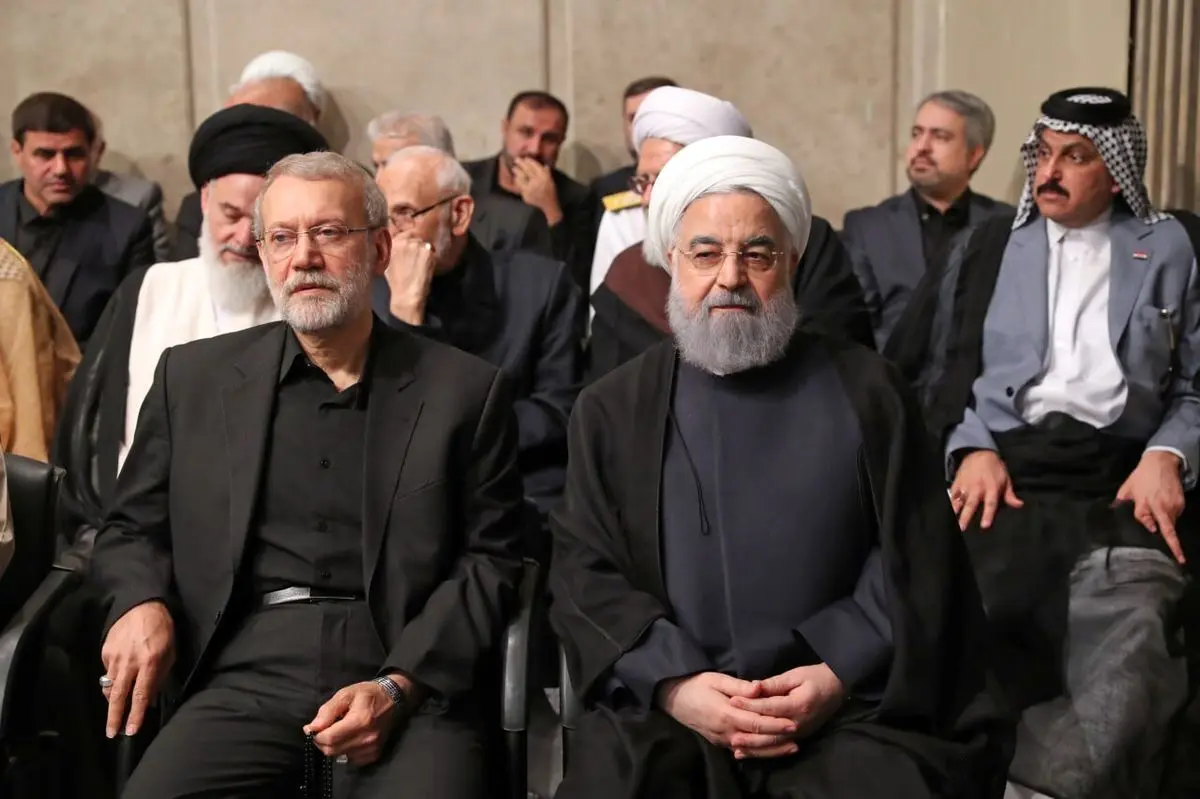 شعار علیه روحانی در مراسم بزرگداشت رئیسی!

