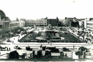 تصویری جالب از میدان توپخانه، ۷۸ سال قبل