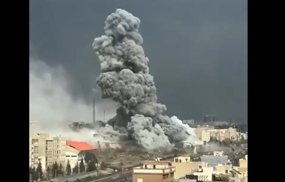 یک انفجار بزرگ در تهران/ ویدئو