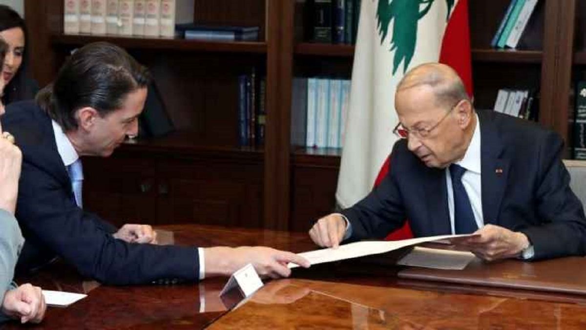 لبنان پیام رسمی آمریکا درباره ترسیم مرز دریایی با تل آویو را امضا کرد