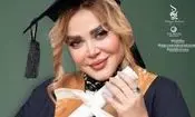 بهاره رهنما با تیپ مجلسی مدرک دکتری گرفت/ ویدئو