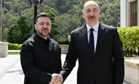 زلنسکی بعد از عربستان به جمهوری آذربایجان رفت