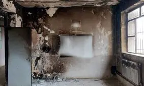 بخاری نفتی مدرسه را سوزاند/ ویدئو