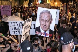 مخالفان نتانیاهو برای بیستمین هفته متوالی به خیابان آمدند/ ویدئو