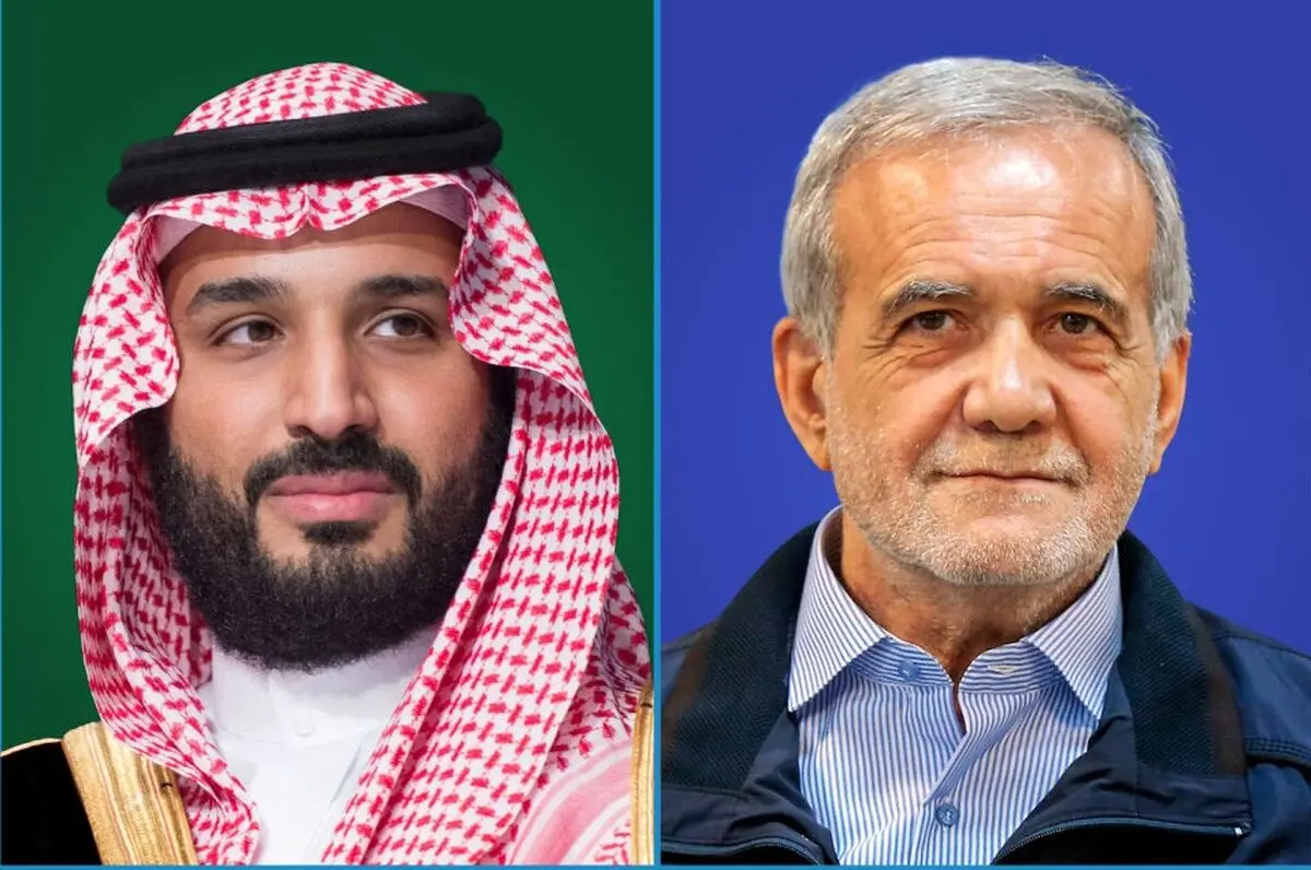 گفتگوی تلفنی ولیعهد عربستان و پزشکیان

