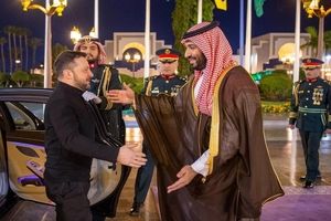 دیدار زلنسکی و محمد بن سلمان در عربستان/ ویدئو