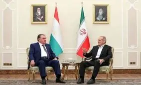 رئیس جمهور تاجیکستان با پزشکیان دیدار کرد

