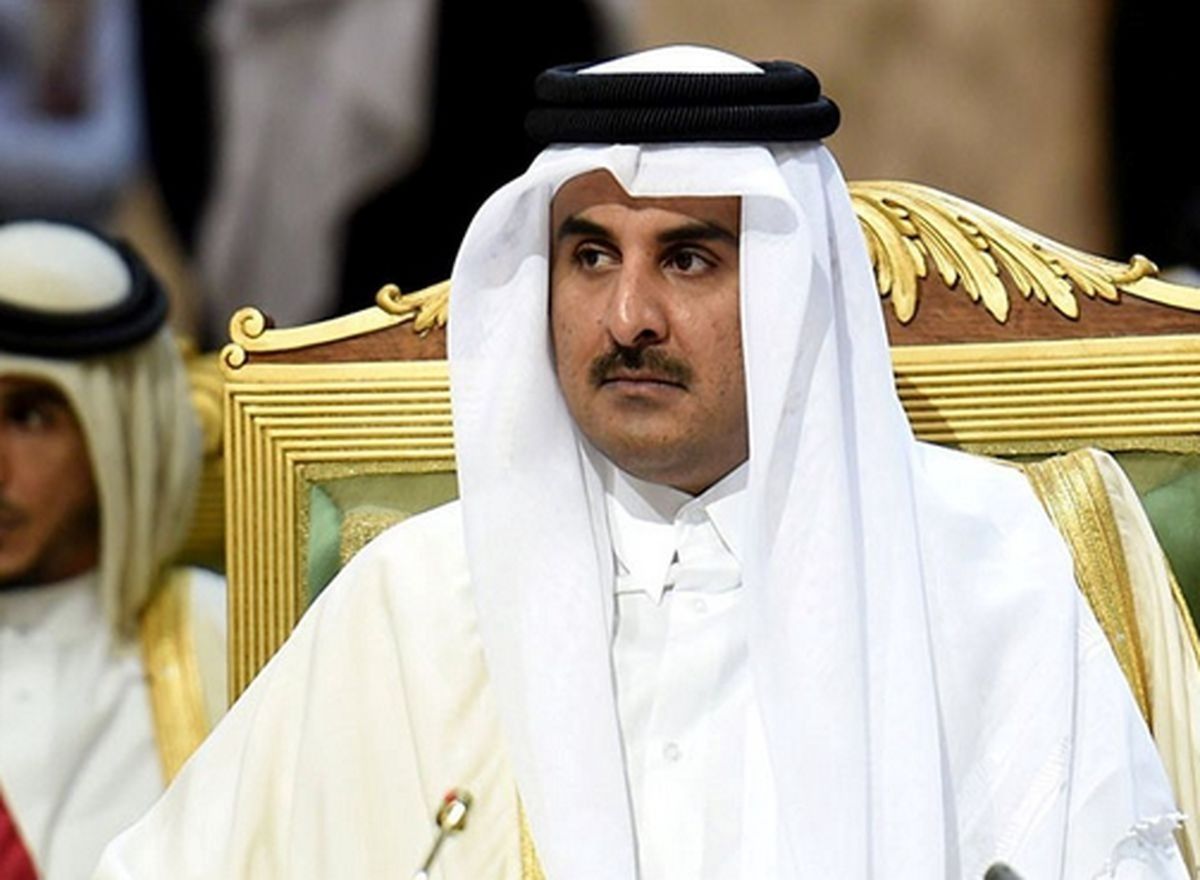 امیر قطر: هرگونه آتشبسی باید منجر به برپایی کشور فلسطین شود