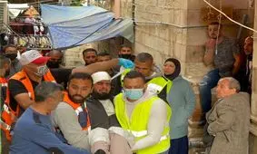 شلیک های پیاپی و درگیری ها در مسجد الاقصی/ ویدئو
