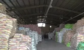 کشف ۶۰ تن برنج احتکار شده در شهریار

