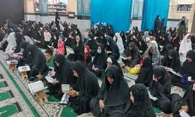 احیای شب بیست یکم با حضور جوانان در قلعه رئیسی